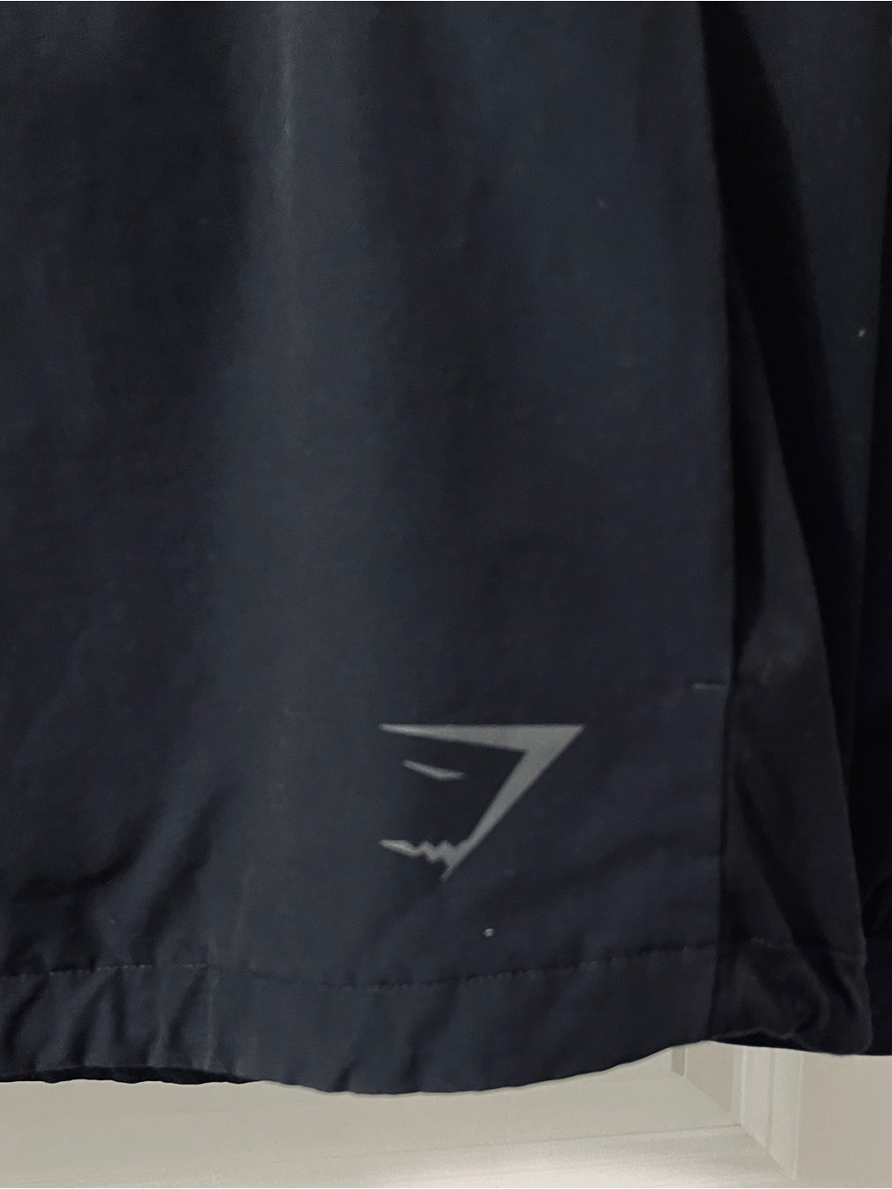 Gymshark Black Jacket with Reflective Logo